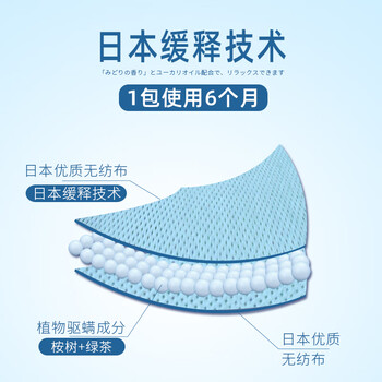 金鸟(KINCHO)日本驱螨包植物驱螨虫除螨虫床沙发驱螨神器免洗1盒2个装 金鸟(KINCHO)日本驱螨包植物驱螨虫除螨虫床沙发驱螨神器免洗1盒2个装