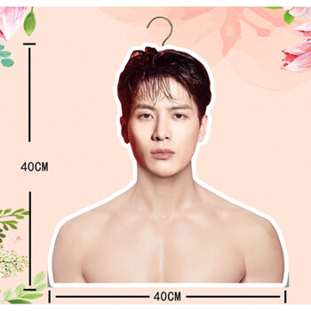 定制王一博易烊千玺王嘉尔龚俊肖战白敬亭李现周边人形衣架1 王嘉尔e3