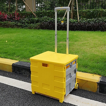 日式买菜小车买菜小车子手拉车购物小拉车家用轻便四轮折叠拉杆小推车