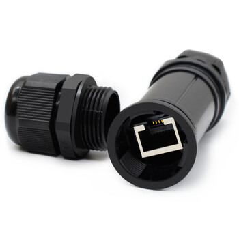 礼嘉 YB-H888T户外防水防尘防雷直通头 RJ45网线连接器 对接头 千兆屏蔽网络双通头5类6类7类网络延长器 黑色 礼嘉 YB-H888T户外防水防尘防雷直通头 RJ45网线连接器 对接头 千兆屏蔽网络双通头5类6类7类网络延长器 黑色