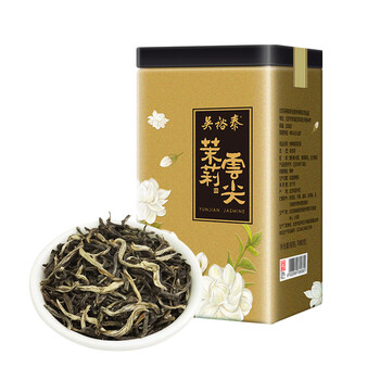 吴裕泰茶叶 花茶花草茶茉莉花茶 茉莉云尖 180g/罐 浓香特种 实惠 吴裕泰茶叶 花茶花草茶茉莉花茶 茉莉云尖 180g/罐 浓香特种 实惠
