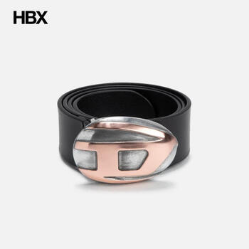 極美品】DIESEL 2024 春夏 ベルト Phoenix ロゴプレート 鷲-限定激安