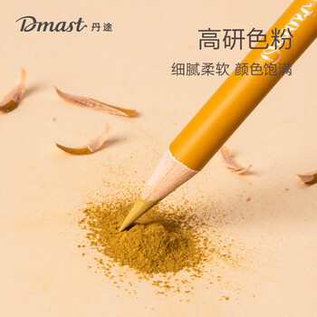 得力（deli）彩色炭笔遇境套装（12支/盒）专业绘画手绘素描彩绘软款画画丹途RK4-A女孩儿童礼物