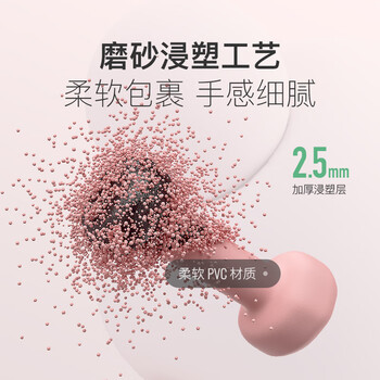 Keep哑铃女士健身家用彩色浸塑环保手铃亚铃全身塑形紫灰色3kg*2