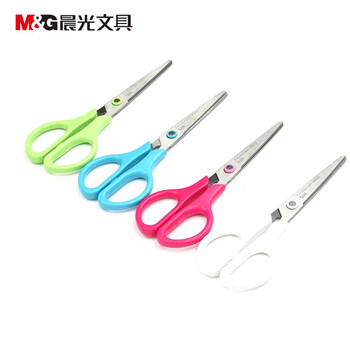 晨光文具 剪刀 办公剪刀150mm 桌面办公用品 裁纸剪刀 ASS91334  12把装