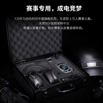 西伯利亚（XIBERIA）T20头戴式游戏耳机电竞吃鸡耳机专业电脑赛博朋克游戏耳麦