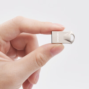 联想（Lenovo）32GB USB3.1 U盘 SX770车载办公投标迷你u盘 优盘银色