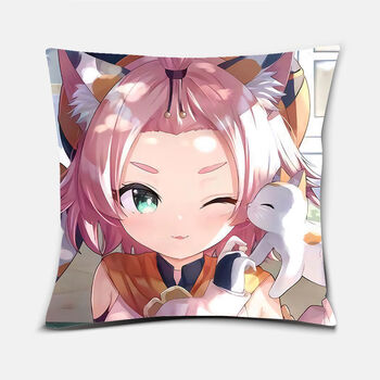 京佳原神周边抱枕二次元八重神子胡桃可莉可拆靠洗宿舍床头沙迪奥娜15