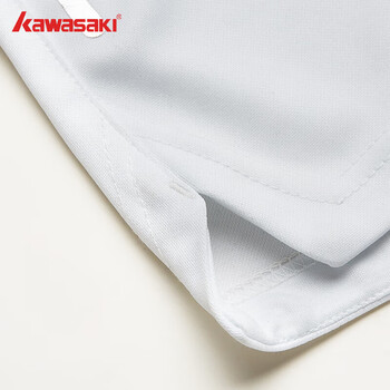 川崎（KAWASAKI）羽毛球服短裤男女中性款速干薄款运动裤Q3681 白色 S
