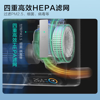 TCL新风空调2匹新一级变频60㎥/h大新风量 小蓝翼Ⅱ智能空调挂机KFRd-46GW/D-SWA11Bp(B1)