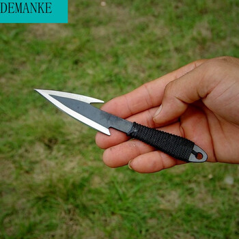 demanke小李飞刀暗器忍者飞镖刀户外小飞针手里剑直飞旋飞防身刀破甲6