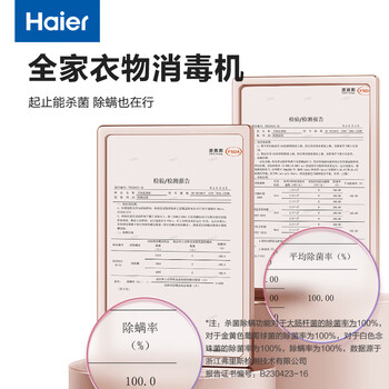 海尔（Haier）大面板手持挂烫机23g/min增压蒸汽120ml可视水箱家用电熨斗折叠便携干湿平挂两用熨烫机HY-YM1501F