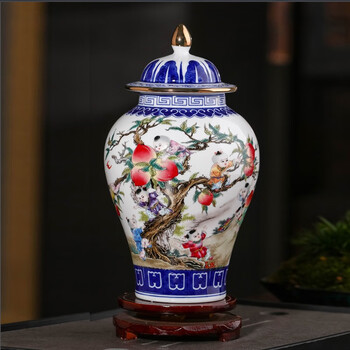 斗彩花瓶图片- 京东