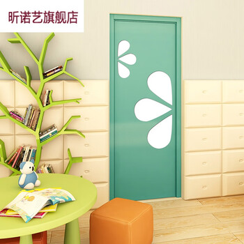 门厂直销卡通幼儿园门定做教室门学校班级门彩色套装实木门儿童门免漆