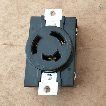 柴油汽油发电机配件圆形插头插座3kw5kw8千瓦发电机插头输出220v美式