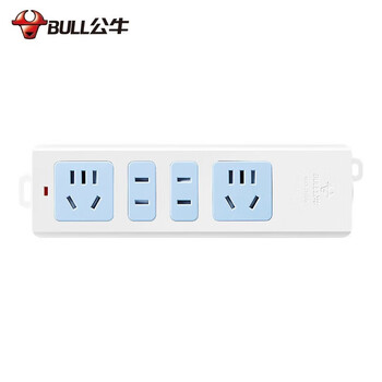 公牛（BULL）插座新国标/插排/无线/自行接线/无插头无电源线 4位_GN-101 WX