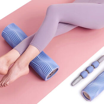 Keep泡沫轴 腿部按摩器 狼牙棒按摩棒 滚轴瑜伽柱男女 经典款粉砂色 Keep泡沫轴 腿部按摩器 狼牙棒按摩棒 滚轴瑜伽柱男女 经典款粉砂色