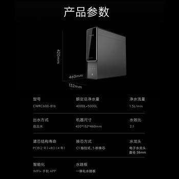 COLMOCWRC600-B16净水器如何呢？质量评分好么