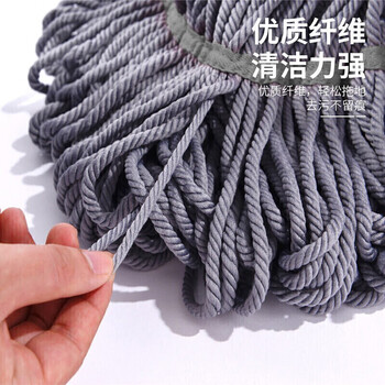 茶花 拖把家用一拖净拖布地拖墩布免手洗旋转自拧水吸水懒人拖把