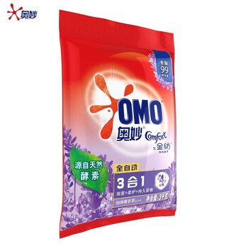 奥妙(OMO) 洗衣粉 全自动含金纺无磷洗衣粉3000g 纤维酵素 焕彩护色 奥妙(OMO) 洗衣粉 全自动含金纺无磷洗衣粉3000g 纤维酵素 焕彩护色