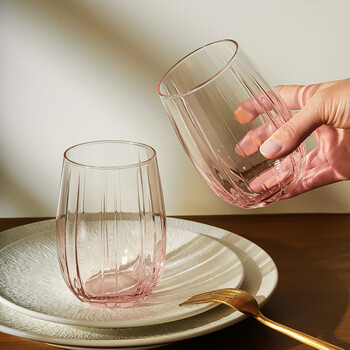 帕莎帕琦（Pasabahce）进口玻璃杯无铅水杯饮料啤酒杯380毫升1只420405粉色