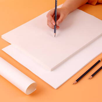 蒙玛特素描纸8k素描本加厚铅笔炭笔画纸美术儿童手绘画画纸4k素描纸160g【加厚50张】MSB0097美术写生