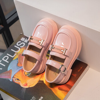 江博士健康鞋女童皮鞋2023年夏季新款儿童软底休闲鞋小女孩时尚潮款单