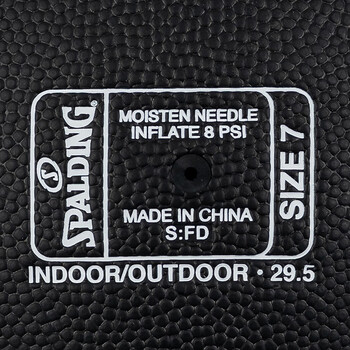 斯伯丁（SPALDING）篮球GOATS系列7号PU皮耐磨比赛室内外成人青少年通用 77-789Y