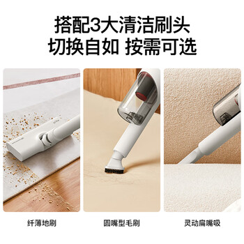 德尔玛（Deerma）吸尘器家用立式手持有线小型强力吸尘器DX300  地毯吸尘器宠物 大吸力吸尘器