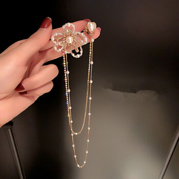 主图款珍珠发夹耳夹一体【单只