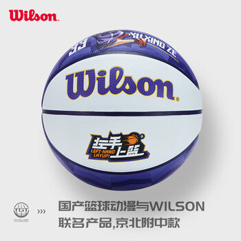 威尔胜（Wilson）左手上篮限量款篮球 WZ3017601CN7