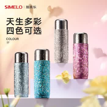 SIMELO施美乐纯钛保温杯女士高档焖茶杯钛水杯女朋友闺蜜生日礼物450ml