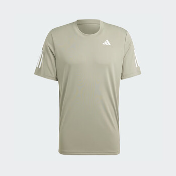 ADIDAS阿迪达斯网球服男短袖T恤圆领半袖运动体恤IY3217 灰色 M 