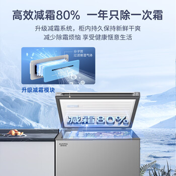 澳柯玛(AUCMA)200升低霜家用冰柜冷藏柜冷冻柜单温冷柜一级能效天际线 BC/BD-200HSNE 澳柯玛(AUCMA)200升低霜家用冰柜冷藏柜冷冻柜单温冷柜一级能效天际线 BC/BD-200HSNE