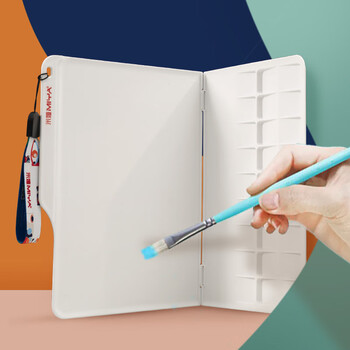 【全网低价】米娅 (MIYA)可折叠调色盘便携圆形调色板水粉水彩油画颜料专业写生绘画用美术工具UFO调色盘小号美术写生 【全网低价】米娅 (MIYA)可折叠调色盘便携圆形调色板水粉水彩油画颜料专业写生绘画用美术工具UFO调色盘小号美术写生