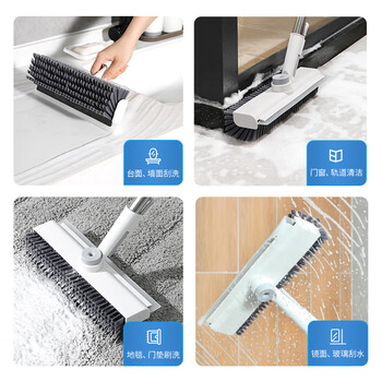 美丽雅地刷刮水刷地洗地硬毛缝隙瓷砖浴室厕所长柄地板清洁刷