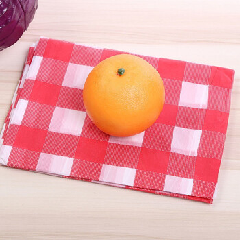 HOUYA一次性桌布1.6米10张 野营餐垫餐桌布家用餐布印花台布防水桌垫