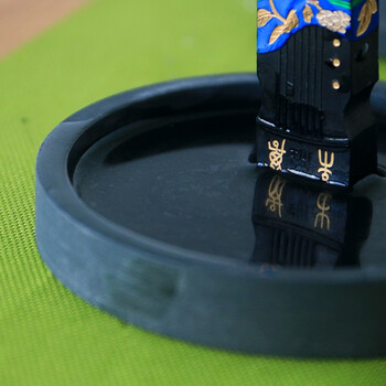 一海堂文化 砚台文房四宝宣砚书法国画绘画墨盒墨锭原石简约歙砚素砚生日礼物4寸圆盘 一海堂文化 砚台文房四宝宣砚书法国画绘画墨盒墨锭原石简约歙砚素砚生日礼物4寸圆盘