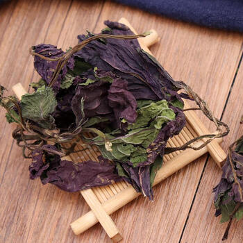 紫苏叶无梗紫苏干苏子叶去腥烧鱼虾香料深山泡茶泡澡材料50-500g 500g