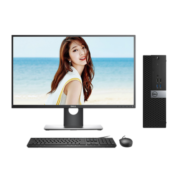 戴尔dell 7060sff商用办公小型台式主机i5电脑整机小机箱 7050sff升级