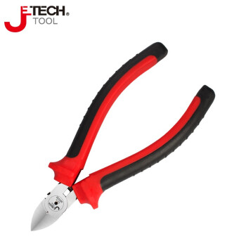 捷科（JETECH）NP-5 斜嘴钳斜口钳偏口钳剪线钳子电子剪钳可剪钢丝铬钒钢5英寸125mm