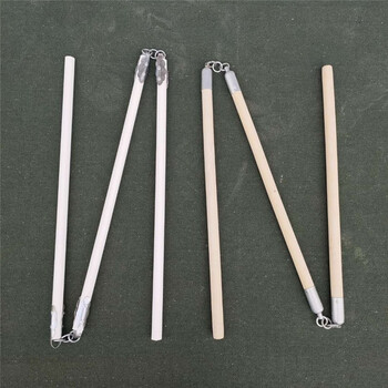 【轻奢高端】三节棍武术三节棍学生表演训练三节棍胶管三节棍白蜡木