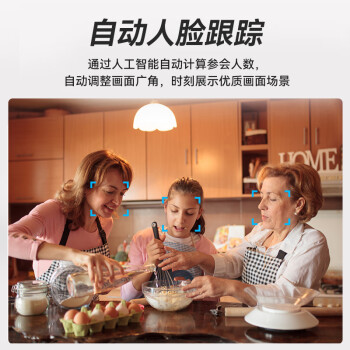 HIKVISION海康威视直播摄像头4K超高清100°广角镜头内置双麦克风USB视频会议网红带货直播D5ACAM100D