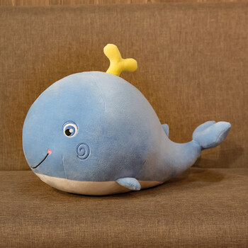 小鲸鱼毛绒玩具超萌可爱玩偶布娃娃海豚公仔床上女生睡觉柔软抱枕520