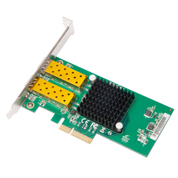 魔羯（MOGE）intel82576芯片PCIE网卡 X4千兆网卡光口服务器网络适配器双光口光纤网卡服务器 MC2250 