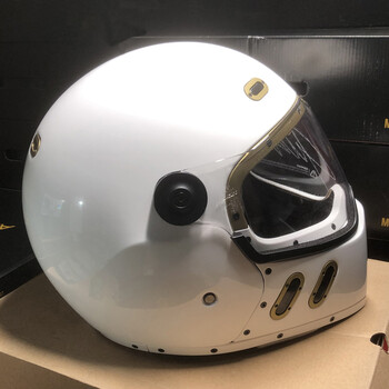 新款升级vespa头盔法国qwart奎瓦特摩托车头盔复古碳纤维哈雷宝马