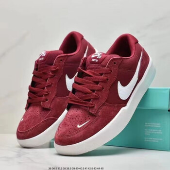 纯原】sb:force:58酒红复古低帮男女同款百搭板鞋上新 58小倒钩红色