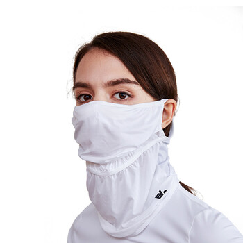 2022新款高尔夫防晒面罩高尔夫防晒面罩男女款夏冰丝护颈脸罩开口易