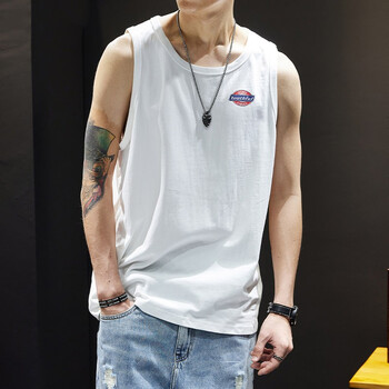 汗衫宽松大码胖子外穿上衣服男生夏天男装打底体恤衫白色xl145160斤