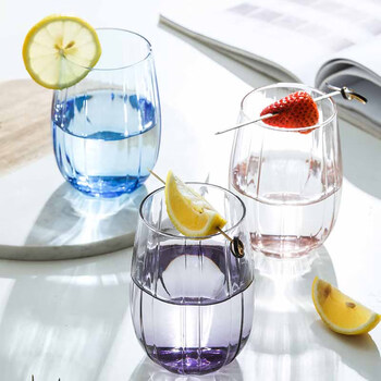 帕莎帕琦（Pasabahce）进口玻璃杯无铅水杯饮料啤酒杯380毫升1只420405粉色